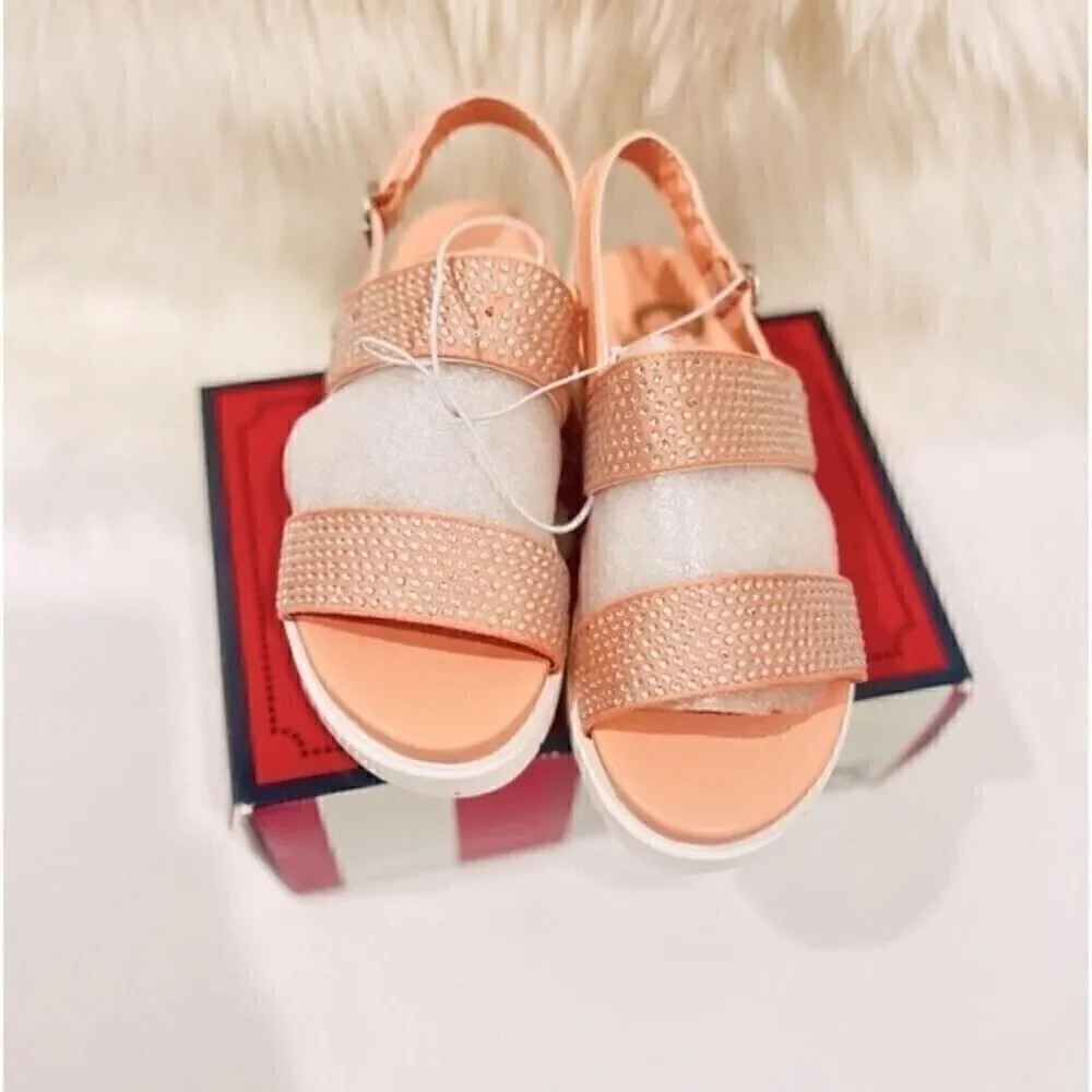 Circus Sam Edelman blush Narcissa Jaz Ankle-Strap Sandals shoes little girl sz 5